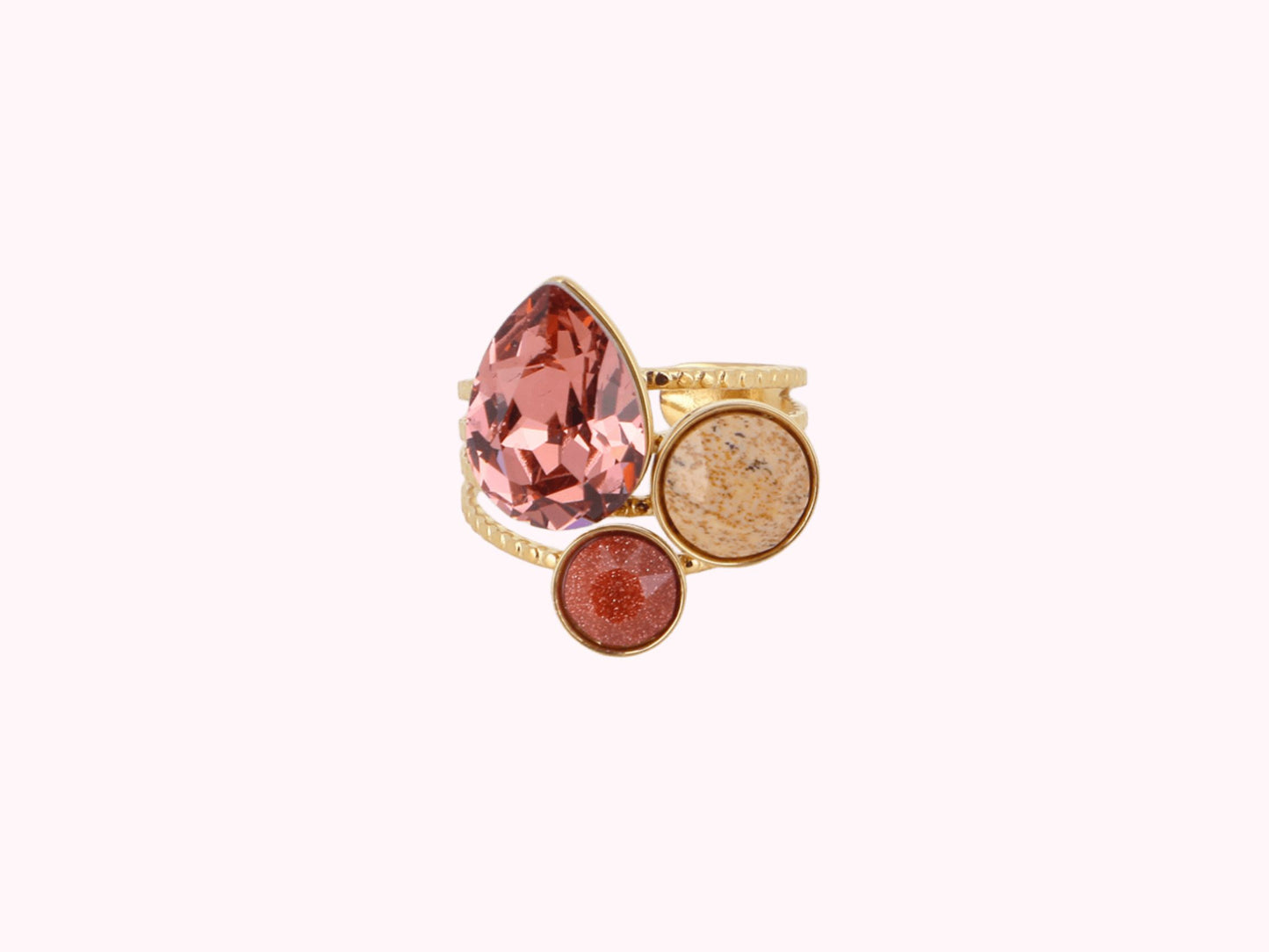 Bague Eléanor - Cristaux Swarovski